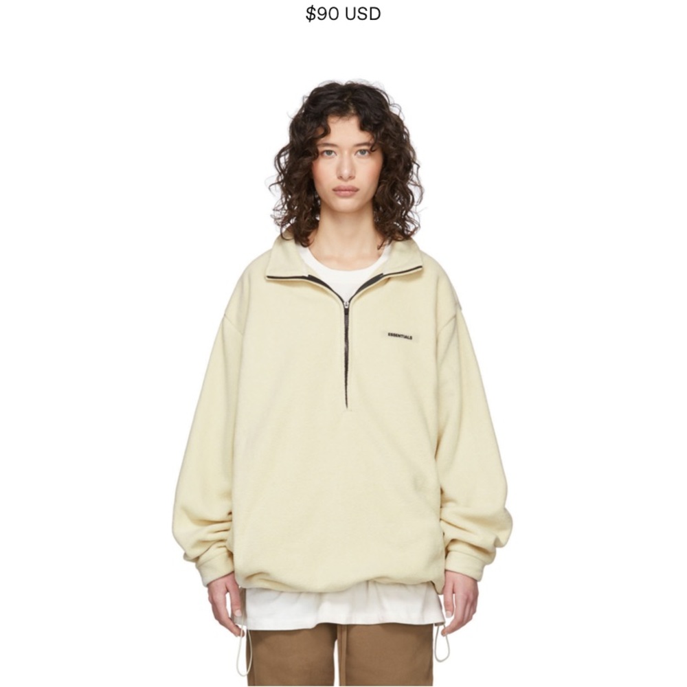 Half zip fleece warm sweater